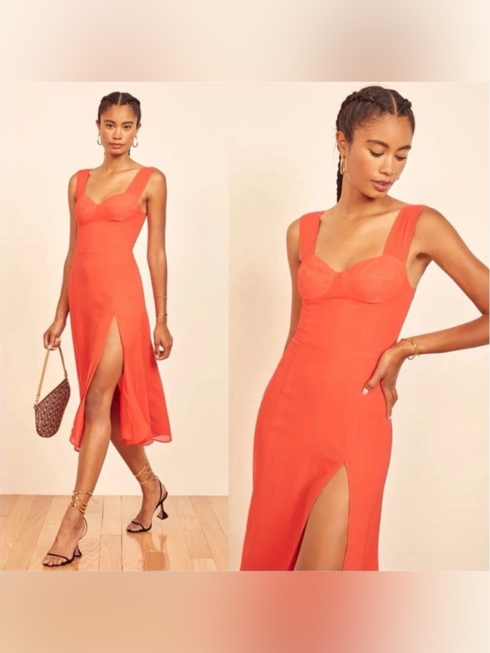 Reformation Fulton Midi Dress
